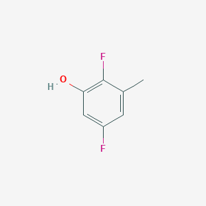 molecular formula C7H6F2O B1411505 2,5-Difluoro-3-methylphenol CAS No. 1803786-42-6