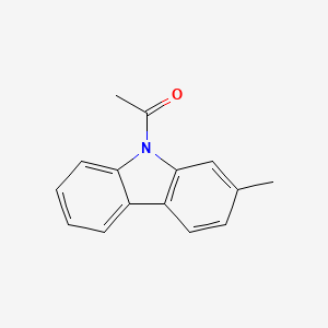 molecular formula C15H13NO B14115062 9-Acetyl-2-methylcarbazole 