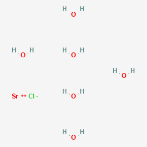 molecular formula ClH12O6Sr+ B14115064 Strontium;chloride;hexahydrate 