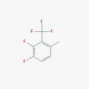 molecular formula C8H5F5 B1411512 2,3-Difluoro-6-methylbenzotrifluoride CAS No. 1806332-84-2