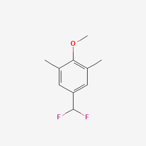 molecular formula C10H12F2O B1411515 4-Difluoromethyl-2,6-dimethylanisole CAS No. 1803873-52-0