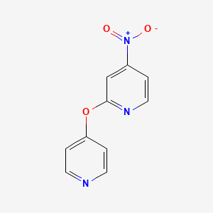 molecular formula C10H7N3O3 B1411516 4-Nitro-2-(pyridin-4-yloxy)pyridine CAS No. 2206607-51-2