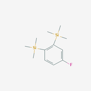 molecular formula C12H21FSi2 B14115190 4-Fluoro-1,2-bis(trimethylsilyl)benzene 