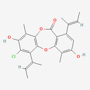 molecular formula C23H23ClO5 B14115352 Emeguisin A 