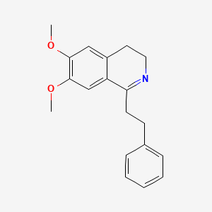 molecular formula C19H21NO2 B14115366 6,7-Dimethoxy-1-(2-phenylethyl)-3,4-dihydroisoquinoline 