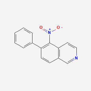 molecular formula C15H10N2O2 B14115376 5-Nitro-6-phenylisoquinoline 