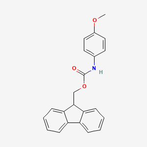 molecular formula C22H19NO3 B14115457 N-Fluoren-9-ylmethoxycarbonyl-4-methoxyaniline 
