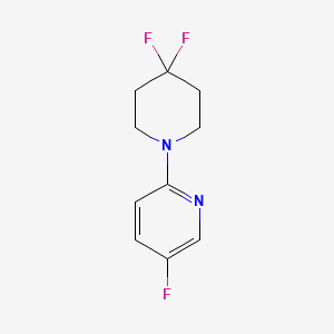 2-(4,4-Difluoropiperidin-1-yl)-5-fluoropyridine