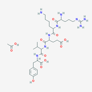molecular formula C33H55N9O11 B14115554 Splenopentin diacetate 