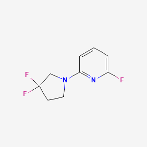 2-(3,3-Difluoropyrrolidin-1-yl)-6-fluoropyridine