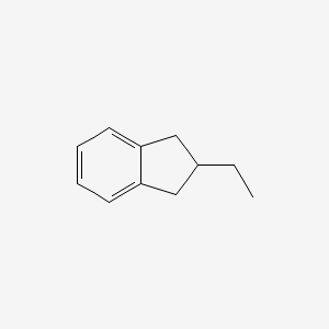 molecular formula C11H14 B14115624 2-Ethylindan CAS No. 56147-63-8