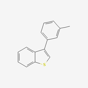 molecular formula C15H12S B14115648 3-(3-Methylphenyl)-1-benzothiophene 