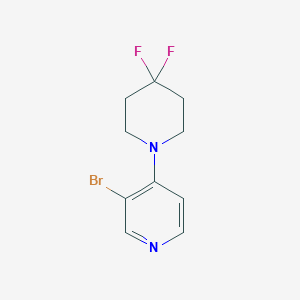 3-Bromo-4-(4,4-difluoropiperidin-1-yl)pyridine