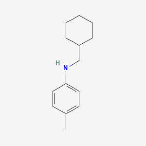 molecular formula C14H21N B14115687 N-(cyclohexylmethyl)-4-methylaniline 