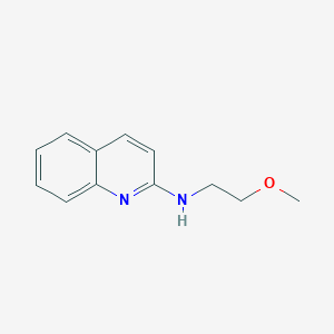 molecular formula C12H14N2O B14115700 N-(2-methoxyethyl)quinolin-2-amine 