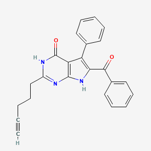 molecular formula C24H19N3O2 B14115802 RigidinC2 Cpd7 