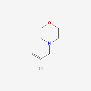 molecular formula C7H12ClNO B14115809 4-(2-Chloroprop-2-en-1-yl)morpholine CAS No. 59352-41-9