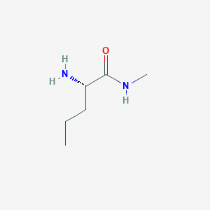 molecular formula C6H14N2O B14115856 N~1~-methylnorvalinamide 