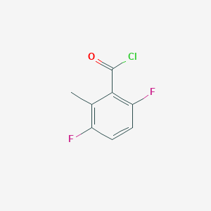 molecular formula C8H5ClF2O B1411587 3,6-Difluoro-2-methylbenzoyl chloride CAS No. 1803825-79-7
