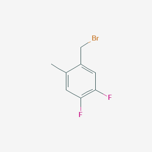 molecular formula C8H7BrF2 B1411588 4,5-Difluoro-2-methylbenzyl bromide CAS No. 1803813-70-8