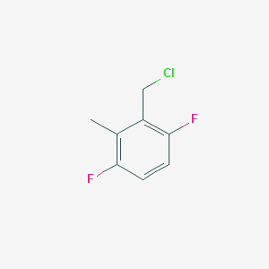 molecular formula C8H7ClF2 B1411590 3,6-Difluoro-2-methylbenzyl chloride CAS No. 1805062-47-8