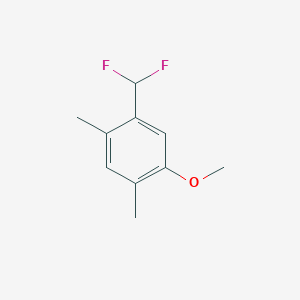 molecular formula C10H12F2O B1411591 5-Difluoromethyl-2,4-dimethylanisole CAS No. 1803822-14-1