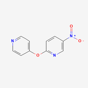 B1411592 5-Nitro-2-(pyridin-4-yloxy)pyridine CAS No. 2202710-75-4