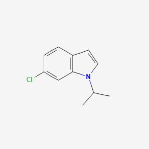 molecular formula C11H12ClN B14116039 6-Chloro-1-isopropyl-1H-indole 