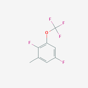 molecular formula C8H5F5O B1411608 2,5-Difluoro-3-(trifluoromethoxy)toluene CAS No. 1805056-91-0