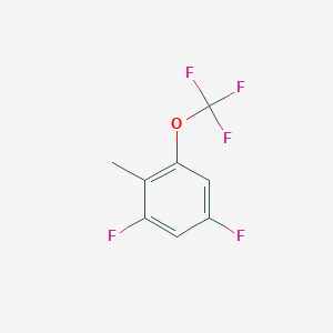 molecular formula C8H5F5O B1411609 2,4-Difluoro-6-(trifluoromethoxy)toluene CAS No. 1803731-96-5
