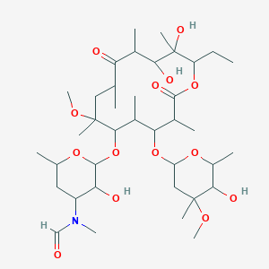 molecular formula C38H67NO14 B14116104 Clarithromycin EP Impurity H 