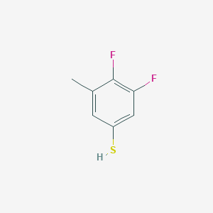 molecular formula C7H6F2S B1411615 3,4-Difluoro-5-(methyl)thiophenol CAS No. 1803823-92-8