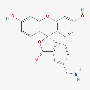 molecular formula C21H15NO5 B141163 5-(Aminomethyl)fluorescein CAS No. 138588-53-1