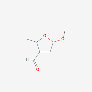 5-Methoxy-2-methyloxolane-3-carbaldehyde