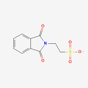 molecular formula C10H8NO5S- B14117631 1,3-Dioxo-2-isoindolineethanesulfonate 