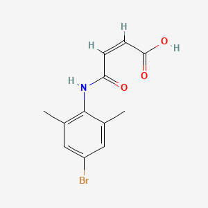 B1411768 (2Z)-4-[(4-Bromo-2,6-dimethylphenyl)amino]-4-oxobut-2-enoic acid CAS No. 1158094-67-7