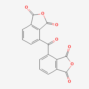molecular formula C17H6O7 B14117681 4,4'-Carbonylbis(isobenzofuran-1,3-dione) 