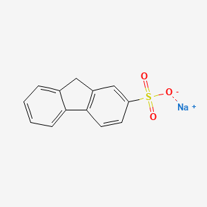 molecular formula C13H9NaO3S B14117887 Sodium 9H-fluorene-2-sulfonate CAS No. 53091-77-3