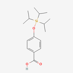 molecular formula C16H26O3Si B14117928 4-((Triisopropylsilyl)oxy)benzoic acid 