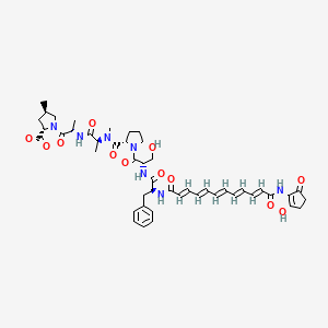 molecular formula C48H61N7O12 B14118158 Apo-Enopeptin methyl ester 