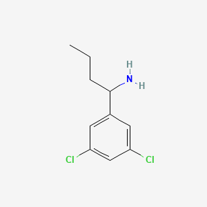 molecular formula C10H13Cl2N B1411822 1-(3,5-Dichlorophenyl)butan-1-amine CAS No. 1270480-07-3