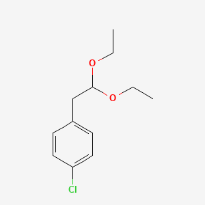 molecular formula C12H17ClO2 B14118368 1-Chloro-4-(2,2-diethoxyethyl)benzene CAS No. 93774-88-0