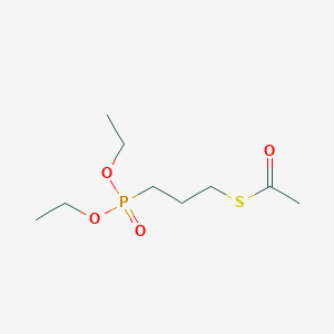 molecular formula C9H19O4PS B14118371 Diethyl [3-(acetylsulfanyl)propyl]phosphonate 