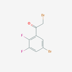 molecular formula C8H4Br2F2O B1411840 5'-Bromo-2',3'-difluorophenacyl bromide CAS No. 1807197-63-2