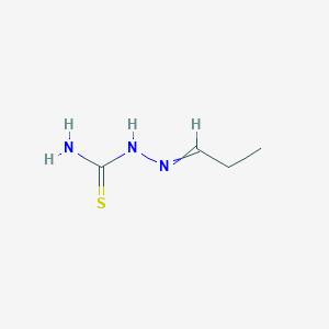 molecular formula C4H9N3S B14118404 Propanal thiosemicarbazone CAS No. 22042-87-1
