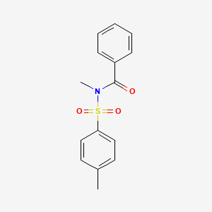 molecular formula C15H15NO3S B14118611 N-Methyl-N-(4-toluensulfonyl)-benzamide CAS No. 10533-83-2