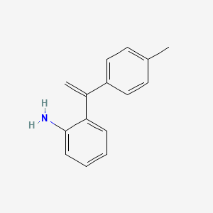 molecular formula C15H15N B14118619 2-(1-(p-Tolyl)vinyl)aniline 