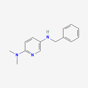 molecular formula C14H17N3 B14118731 N'-benzyl-N,N-dimethylpyridine-2,5-diamine 