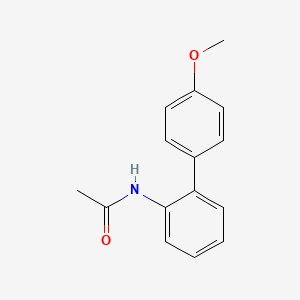 molecular formula C15H15NO2 B14119046 2-Acetamino-4'-methoxybiphenyl 