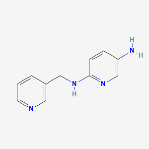 molecular formula C11H12N4 B14119247 N2-(3-Pyridinylmethyl)-2,5-pyridinediamine CAS No. 361550-32-5